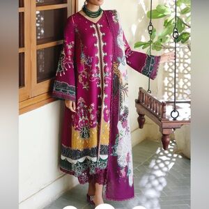 pakistani qalamkar dress